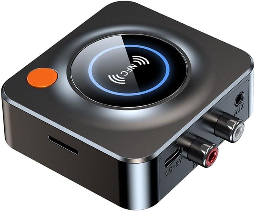 NÖRDIC Bluetooth 5.1-mottaker, med NFC, TF-kortspor, 3,5 mm AUX/RCA,  trådløs adapter med lav ventetid for stereoanlegg for streaming av musikk  hjemme - Elkjøp
