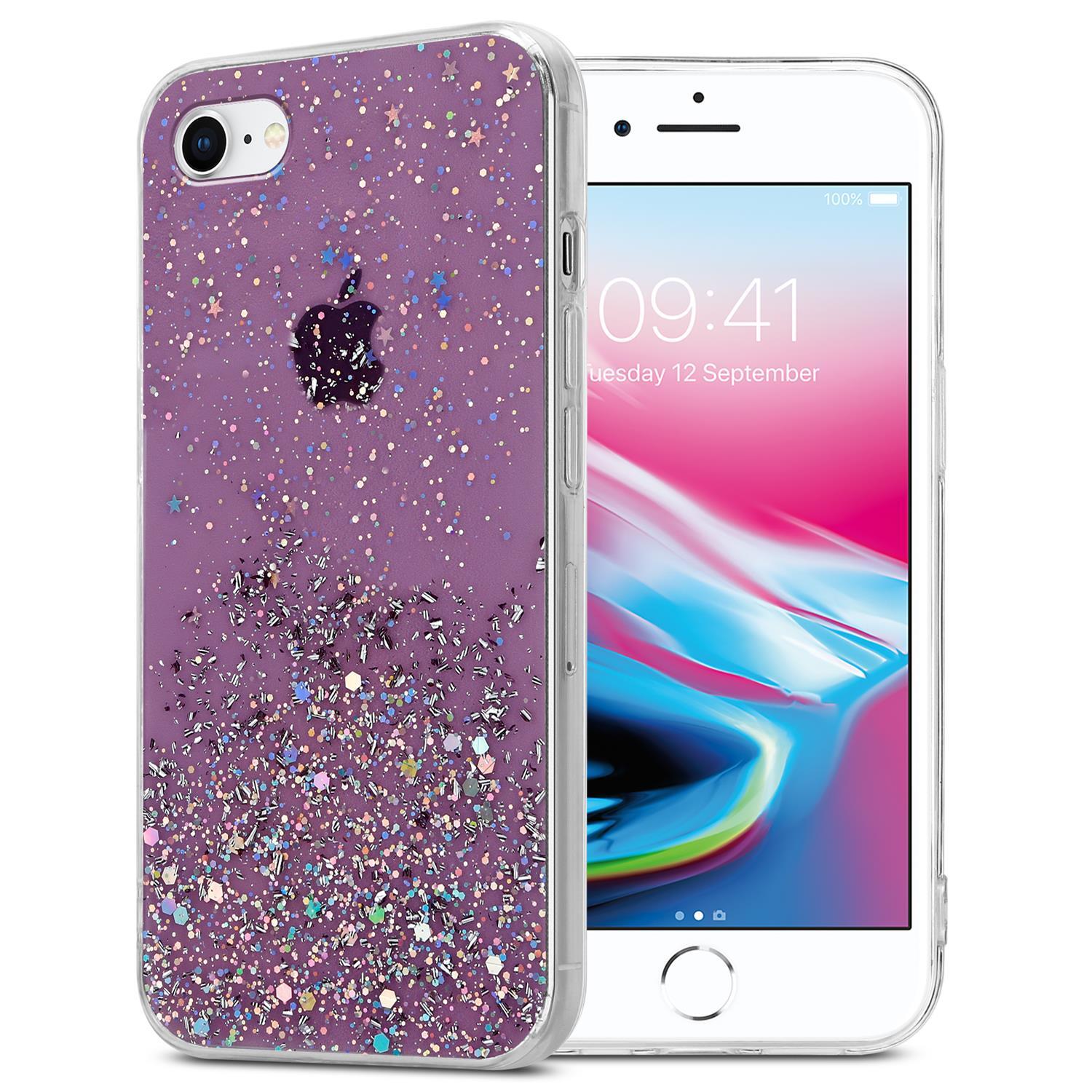 iPhone 7 / 7S / 8 / SE 2020 Silikondeksel Glitter - Elkjøp