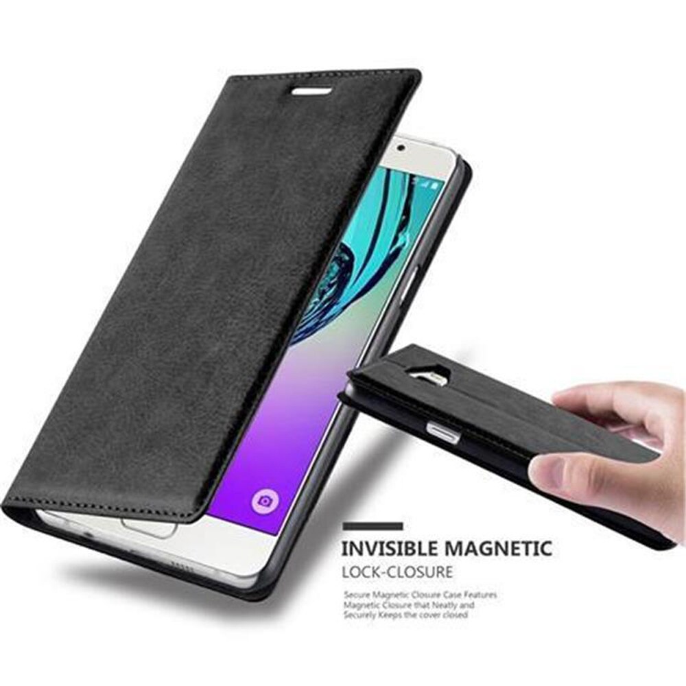 Samsung Galaxy A5 2016 lommebokdeksel case (svart) - Elkjøp