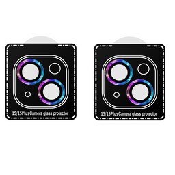 INF Telefonkamera linsebeskytter høy klarhet anti-fingeravtrykk 2-pakning iPhone 15 Pro