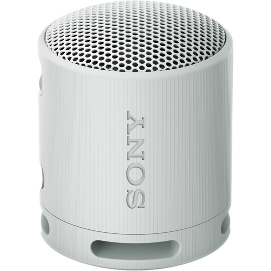 Sony SRS-XB100 bærbar trådløs høyttaler (lysegrå) - Elkjøp