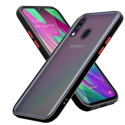 Samsung Galaxy A40 Deksel Case Cover (gjennomsiktig)