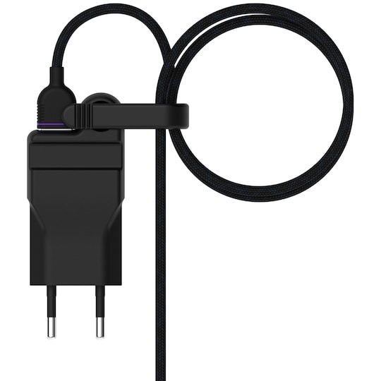Unisynk High Power USB-lader + USB-C-kabel (sort) - Elkjøp