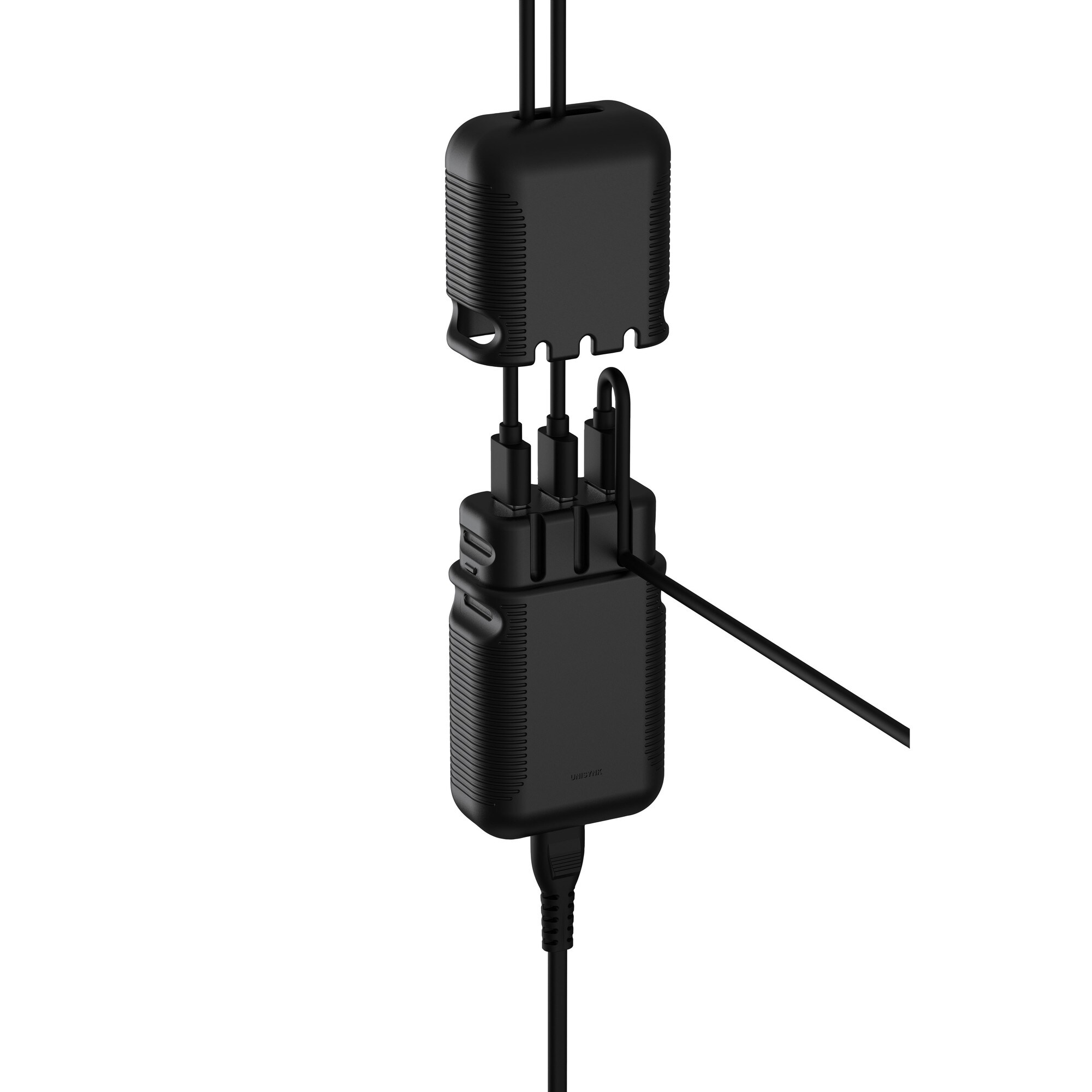 Unisynk Tripler USB multi-vegglader (sort) - Vegglader - Elkjøp