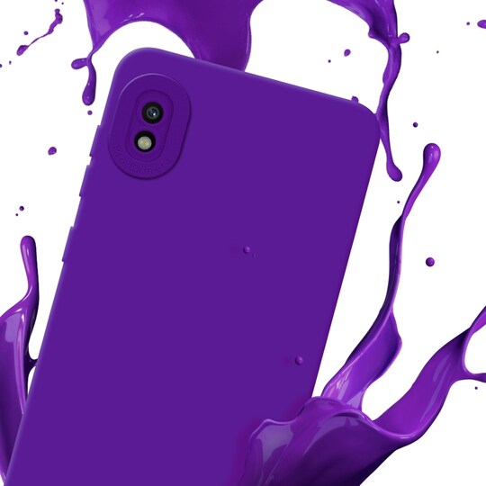 Samsung Galaxy A10 silikondeksel case (lilla) - Elkjøp