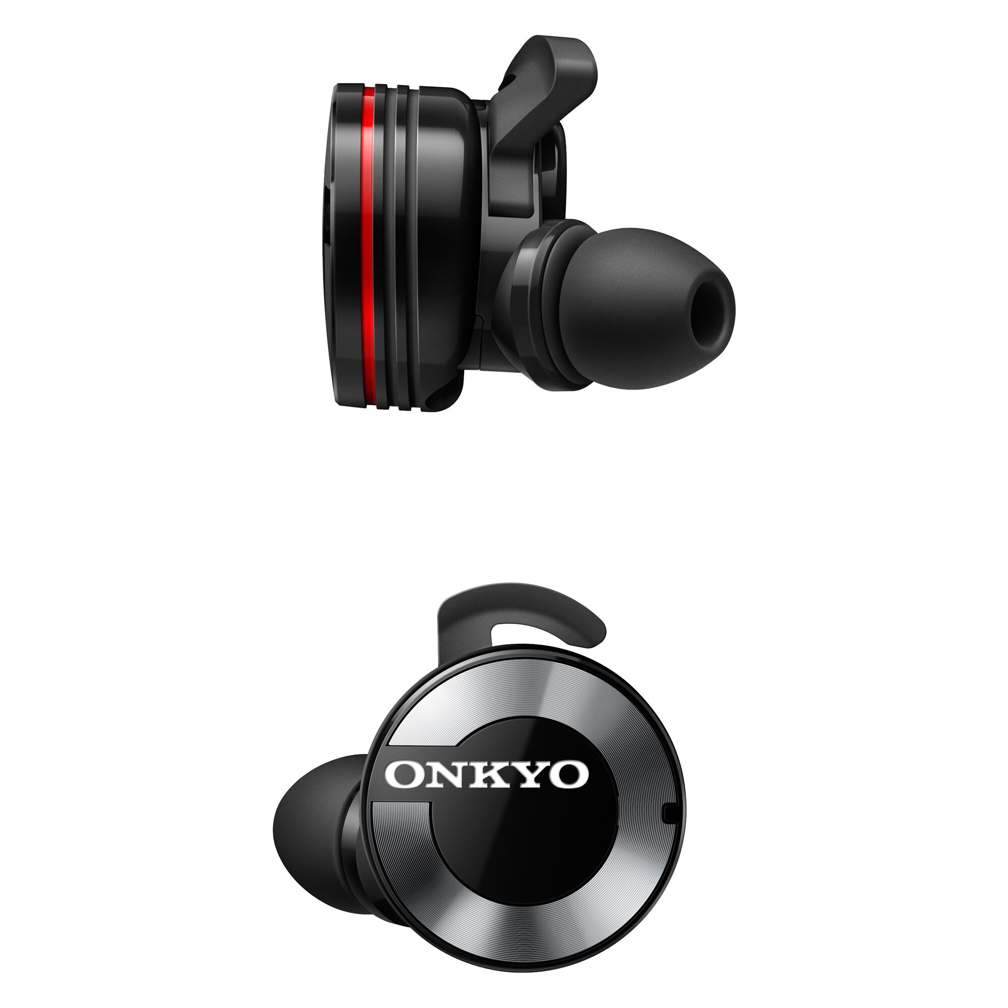 Onkyo W800BTB trådløse in-ear-hodetelefoner (sort) - Elkjøp