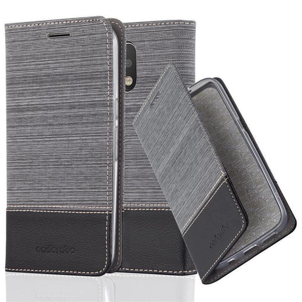 Motorola MOTO G4 / G4 PLUS lommebokdeksel etui (grå) - Elkjøp