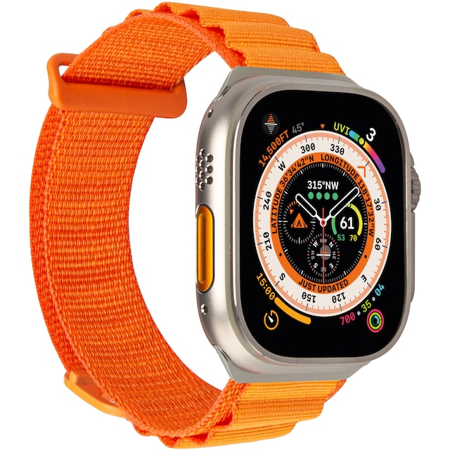 Puro Apple Watch Extreme reim 42-49 mm (oransje)