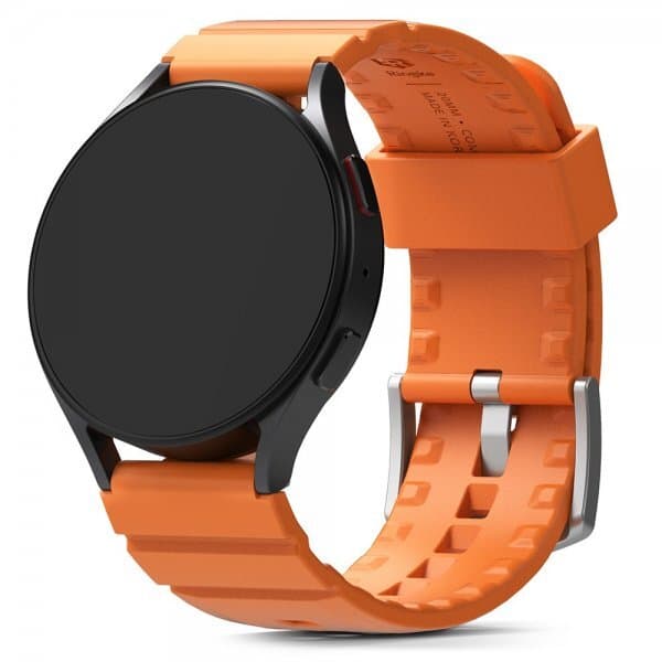 Ringke Samsung Galaxy Watch 20mm Armbånd Rubber One Bold Band Oransje