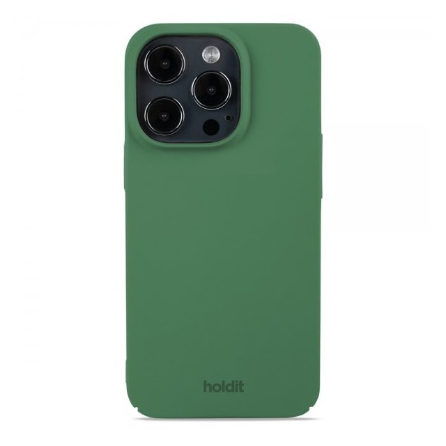 holdit iPhone 14 Pro Deksel Slim Case Forest Green