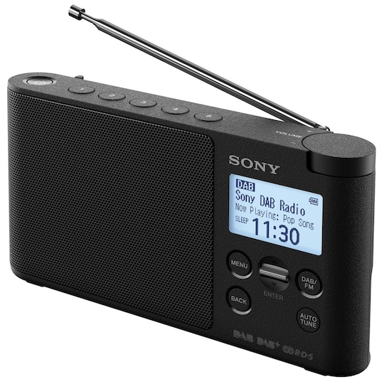 Sony DAB+ radio XDR-S41D (sort) - Elkjøp