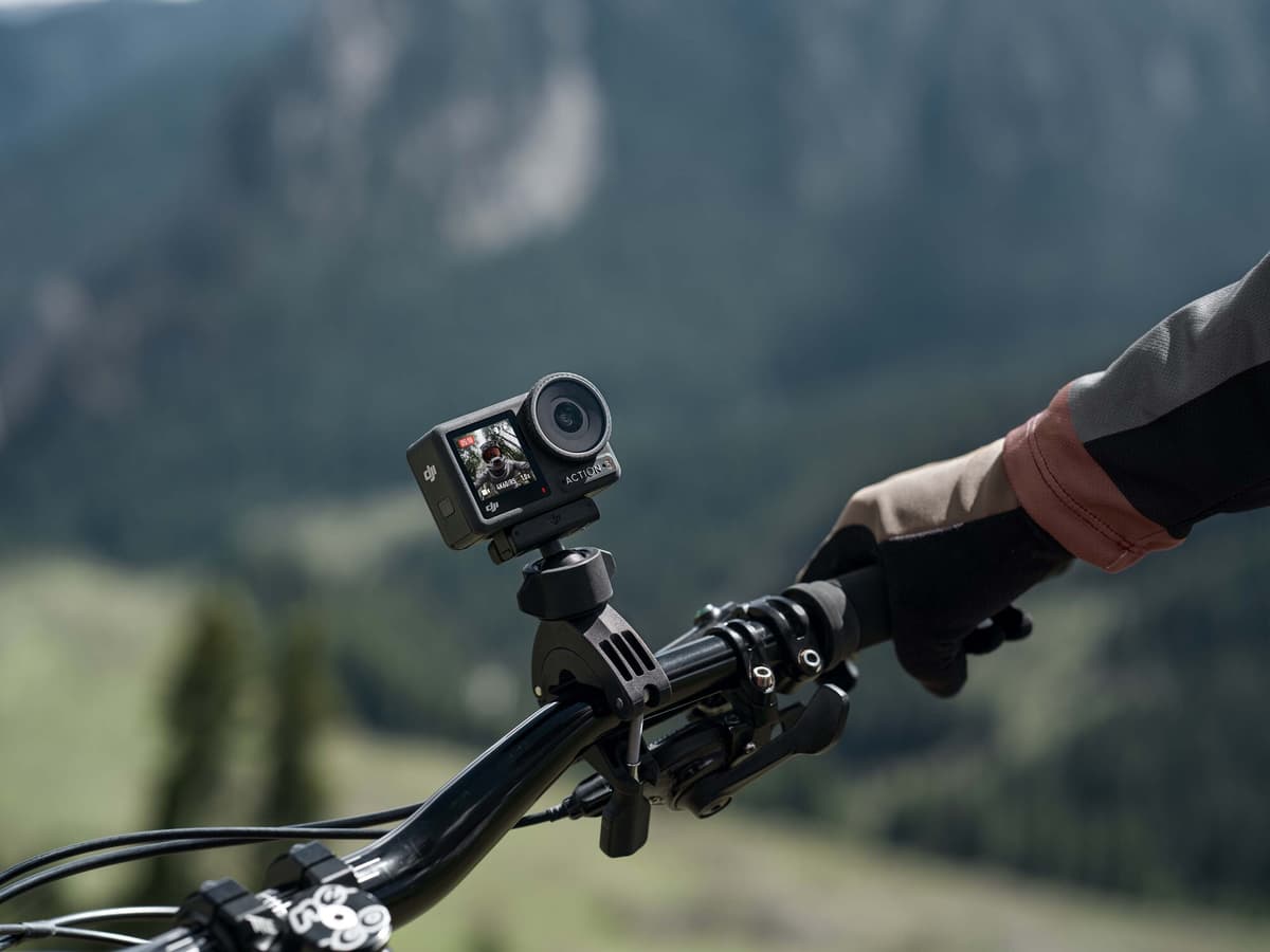 DJI Osmo Action mini montering for sykkelstyre