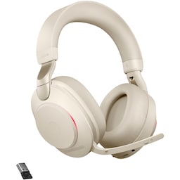 Jabra Evolve2 85 UC USB-A hodetelefoner (beige)