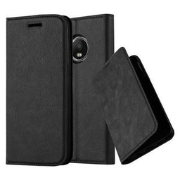 Motorola MOTO G5 PLUS lommebokdeksel case (svart)