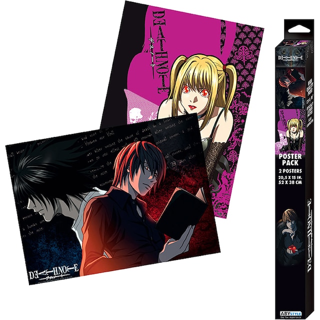 GB eye Death Note L vs Light and Misa plakater (2 stk.)