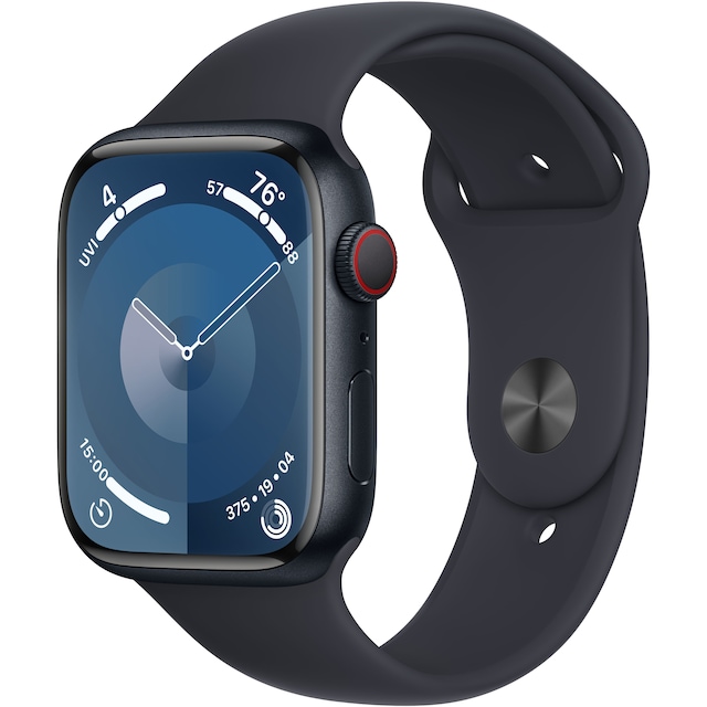 Apple Watch S9 45mm GPS+CEL (Midnight Alu/Midnight Sport Band) M/L