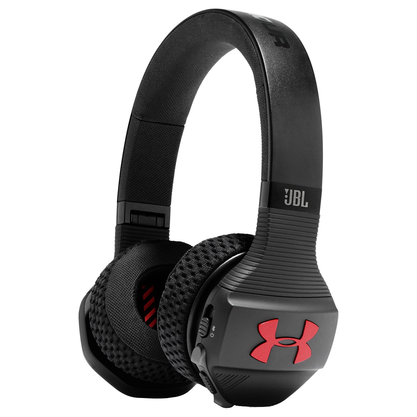 JBL UA Sport Wireless Train trådløse on-ear hodetelefoner (sort/rød) -  Hodetelefoner til trening - Elkjøp
