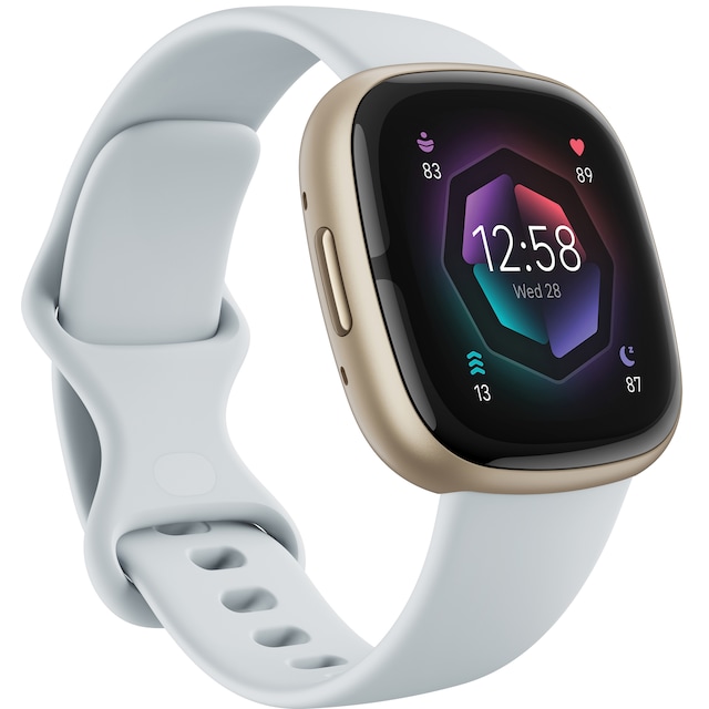 Fitbit Sense 2 älykello (Blue Mist/Soft Gold)