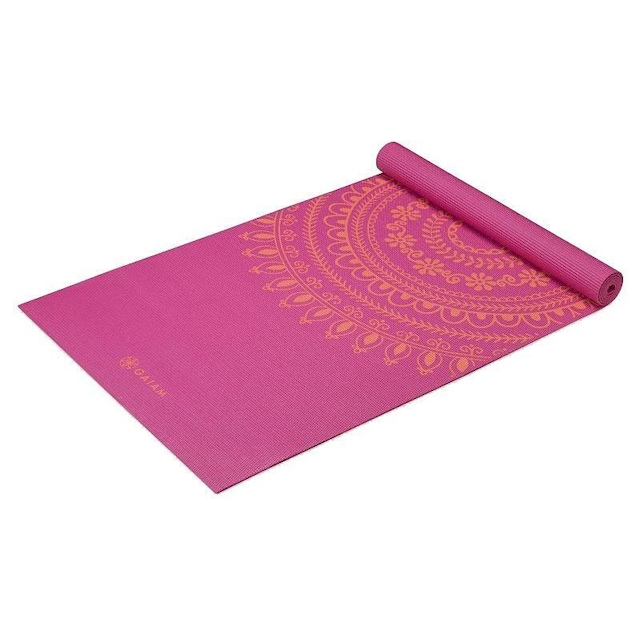 Gaiam Bright Marrakesh Yoga Mat 6mm Premium, Yogamattor