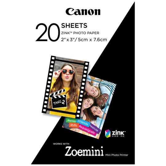 Canon ZINK 2x3" fotopapir (2 stk. 10-pakk) - Elkjøp