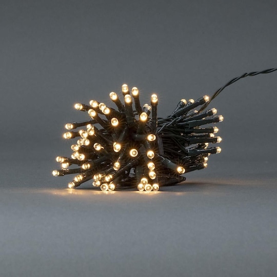 Nedis Julebelysning | Streng | 96 LED s | Varm Hvit | 7.20 m | Lyseffekter:  7 | Innendørs eller utendørs | Batteri drevet - Elkjøp