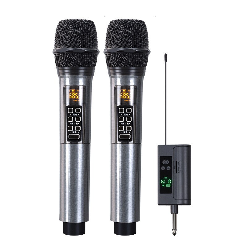 INF Stemmemikrofonkonferanse Mikrofon Karaokemikrofon engelsk versjon Sort  - Elkjøp