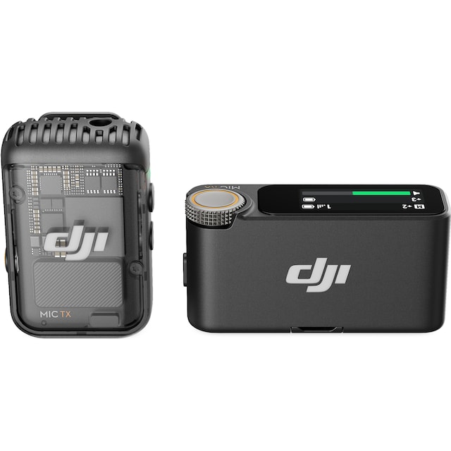 DJI Mic 2 trådløst videomikrofonsett (sort)