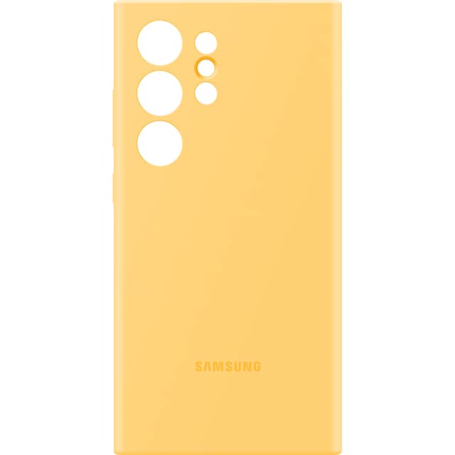 Samsung Galaxy S24 Ultra silikondeksel (gul)