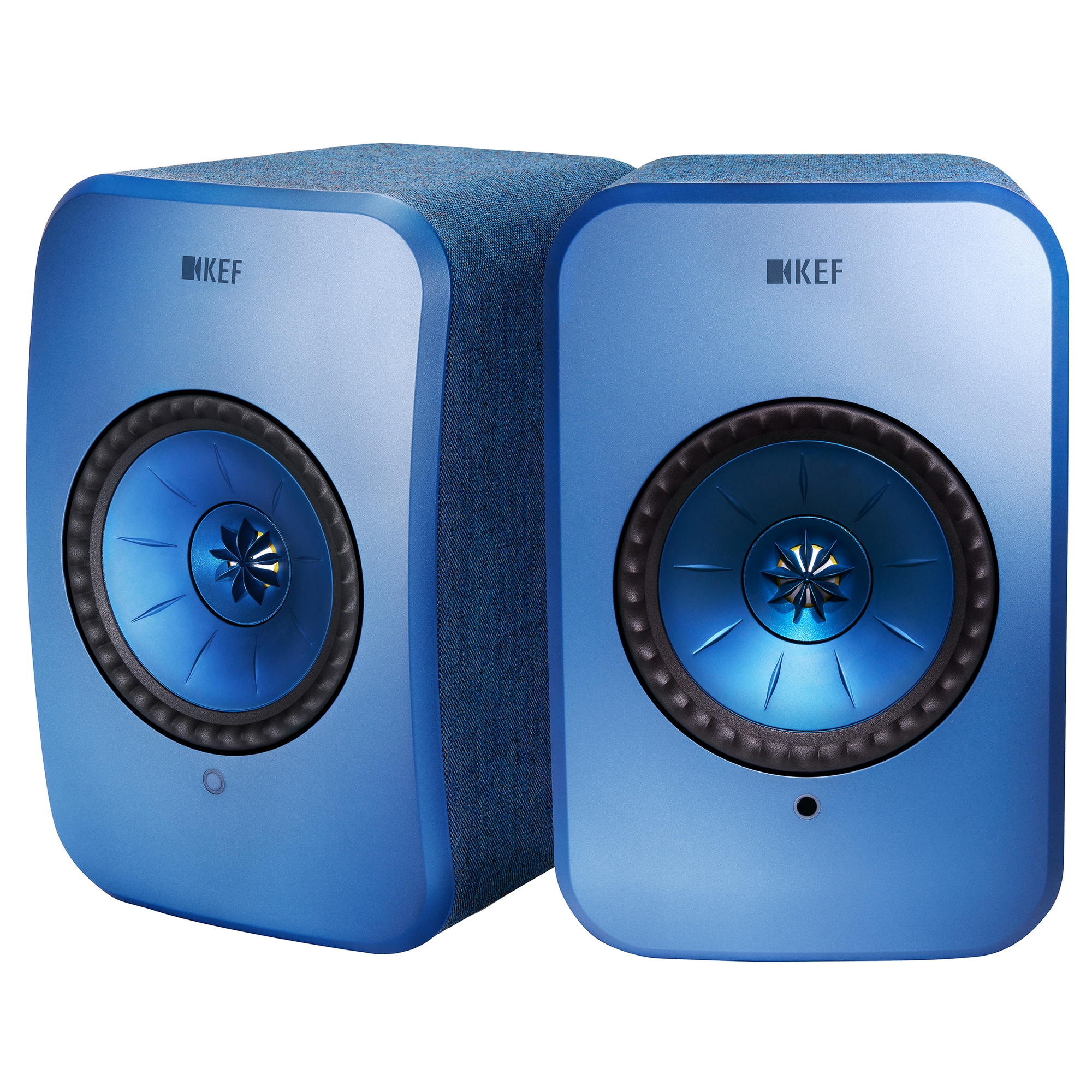 KEF LS-X stereohøyttalere (blå) - Elkjøp