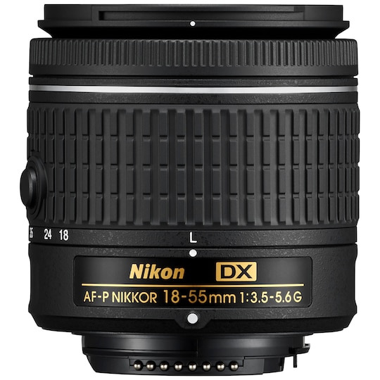 AF-S DX Nikkor 18-55 mm f/3,5-5,6 zoomobjektiv - Elkjøp