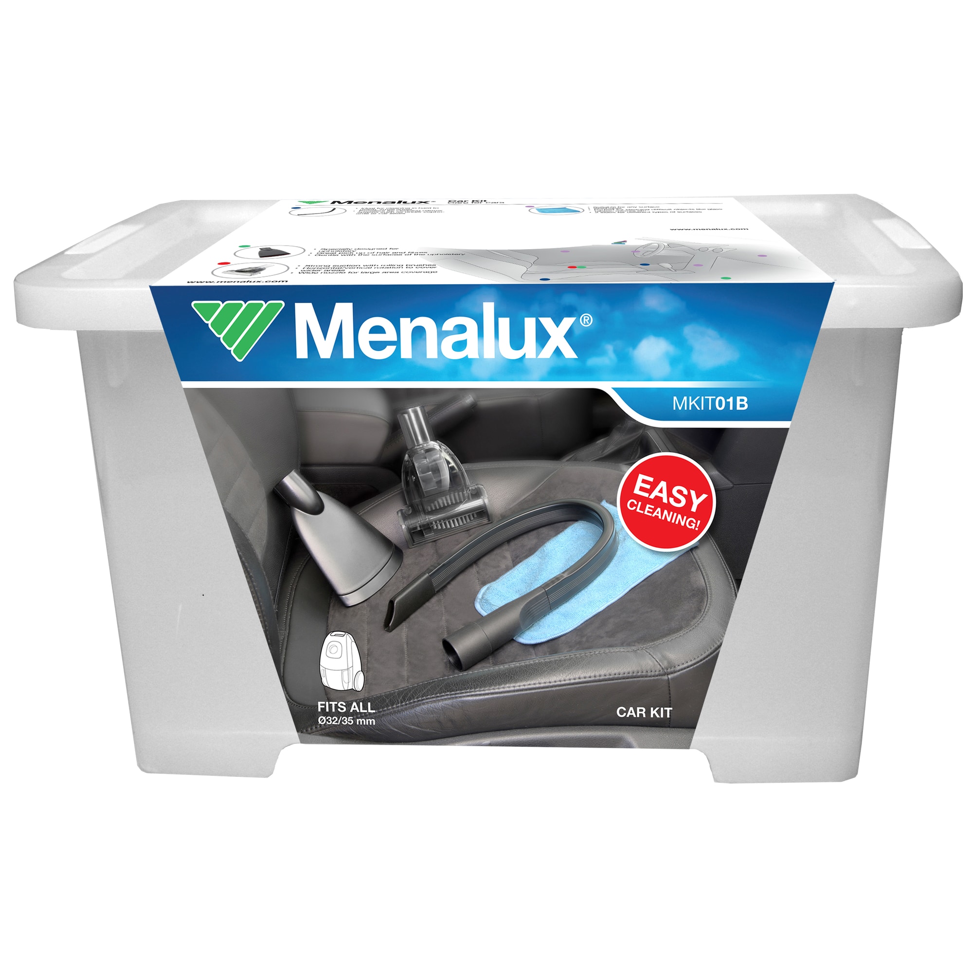 Menalux Auto Care støvsugersett til bil MKIT01B - Munnstykker til støvsuger  og annet tilbehør - Elkjøp