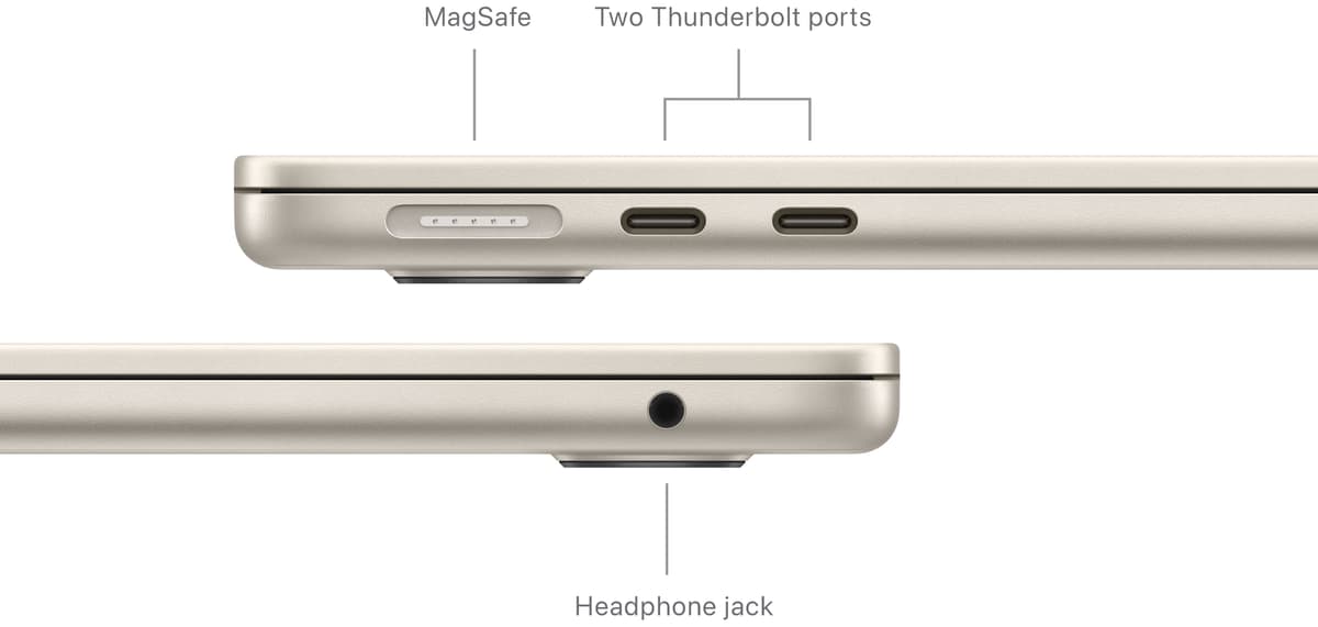 MacBook Air 13 M3 10C GPU/16/256GB (stjerneskinn)