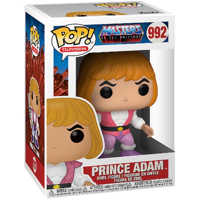 Funko Pop! Vinyl Masters of the Universe Prince Adam-figur