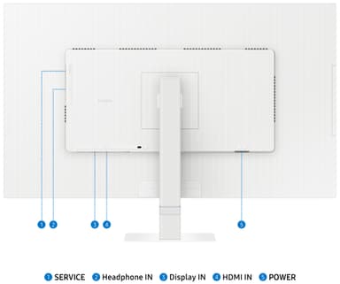 Samsung ViewFinity S7 32" skjerm (hvit)