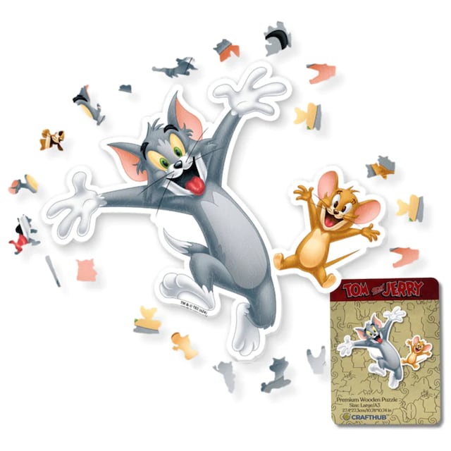 Crafthub Tom & Jerry puslespill (Cheerful)