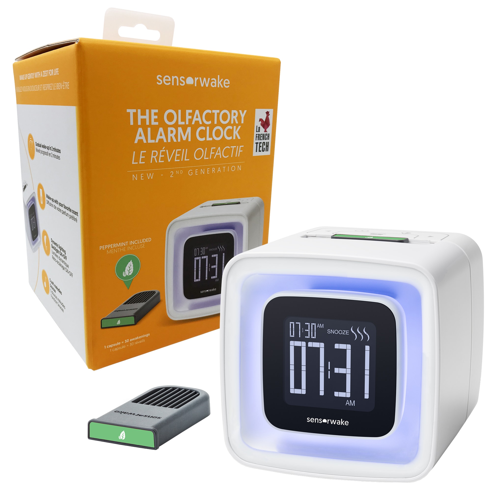 Bescent Sensorwake 2 vekkerklokke med duft - Elkjøp