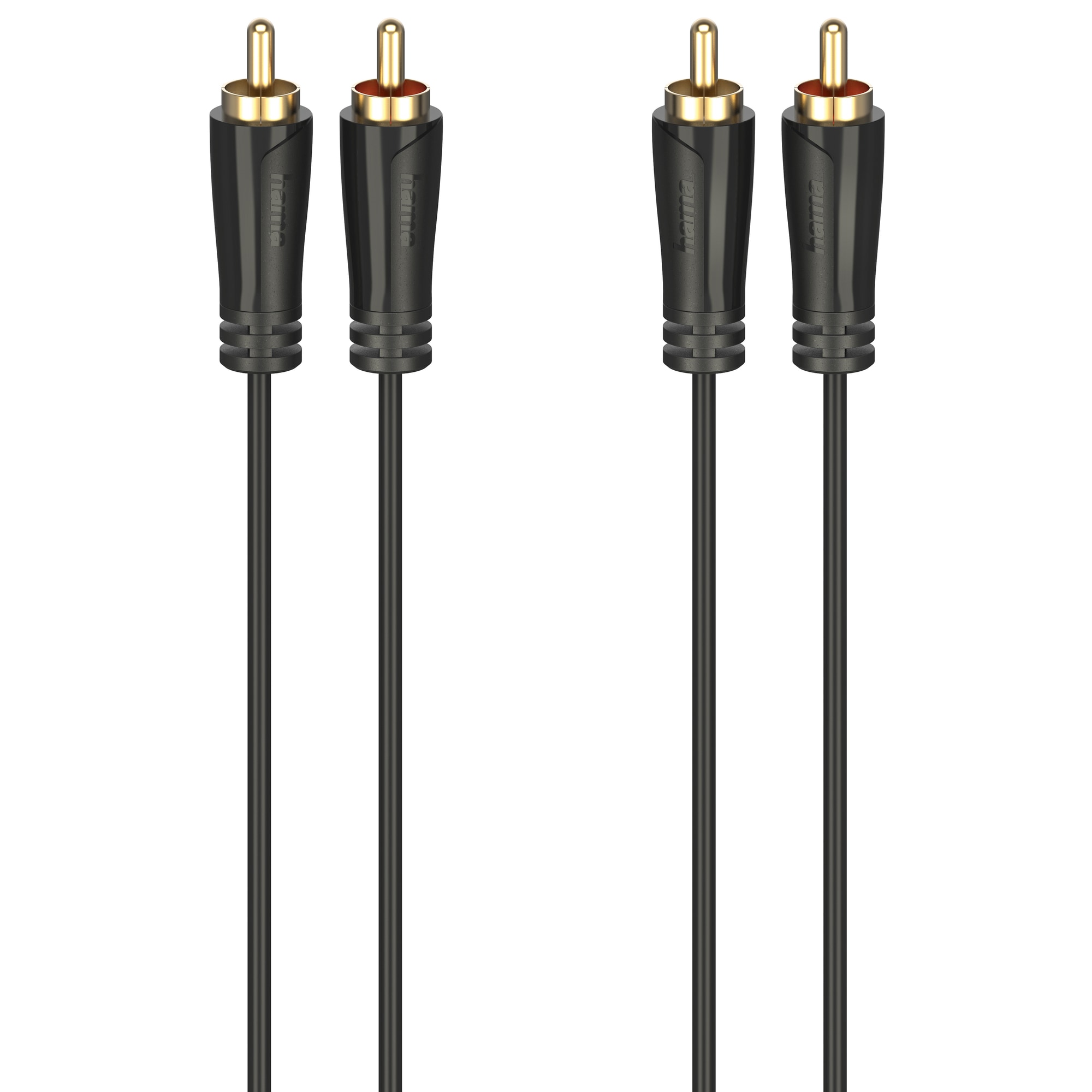 Hama lydkabel 2 x RCA - 2 x RCA (5 m) - Kabler & adaptere for høyttalere og  lyd - Elkjøp