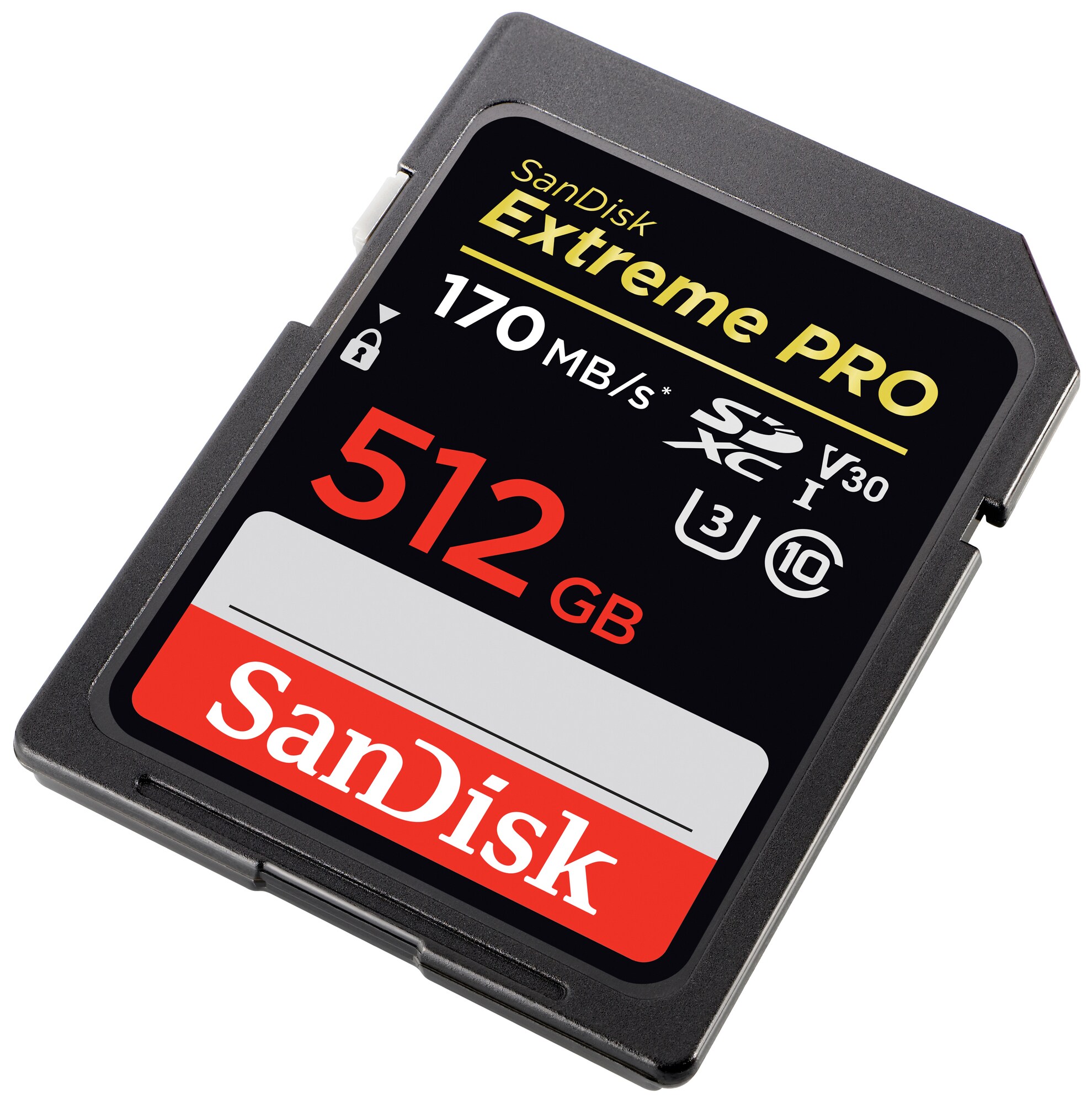 SanDisk SDXC Extreme Pro 512 GB minnekort - Minnekort til mobil og GPS -  Elkjøp
