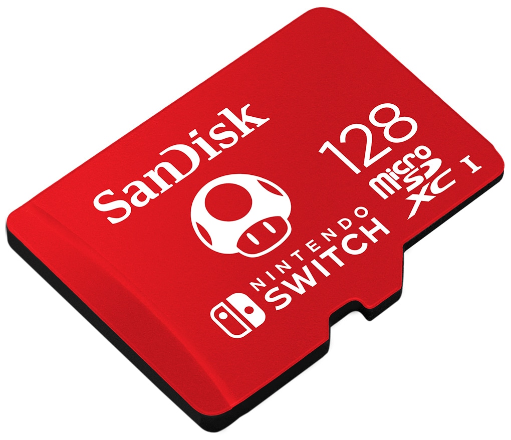 SanDisk MicroSDXC minnekort til Nintendo Switch 128 GB - Tilbehør Nintendo  - Elkjøp