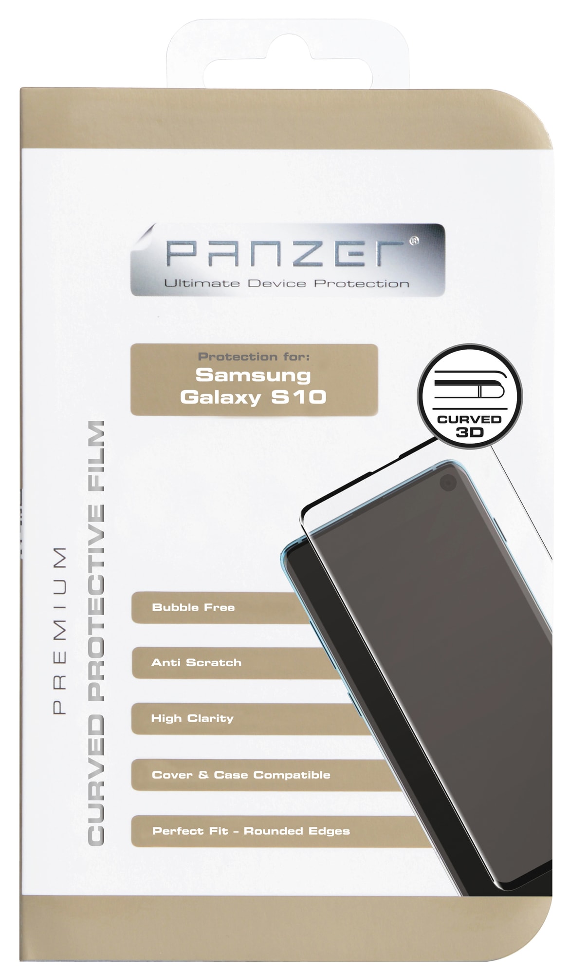 Panzer Curved Film skjermbeskytter Samsung Galaxy S10 - Skjermbeskyttere -  Elkjøp