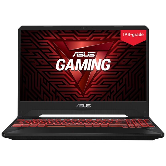 Asus TUF Gaming FX505 15,6" bærbar gaming-PC (red matter) - Elkjøp