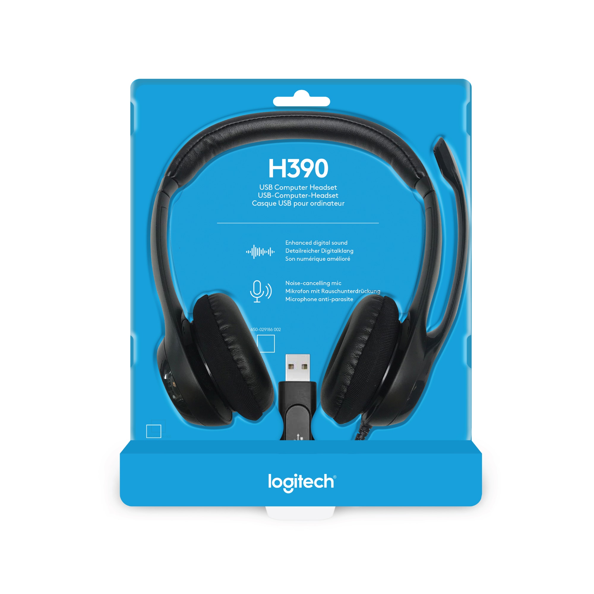 Logitech USB-headset H390 PC - Headset med mikrofon - Elkjøp
