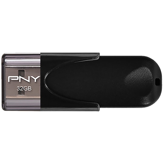 PNY Attache 4 USB 2.0 minnepenn 32 GB (sort) - Elkjøp
