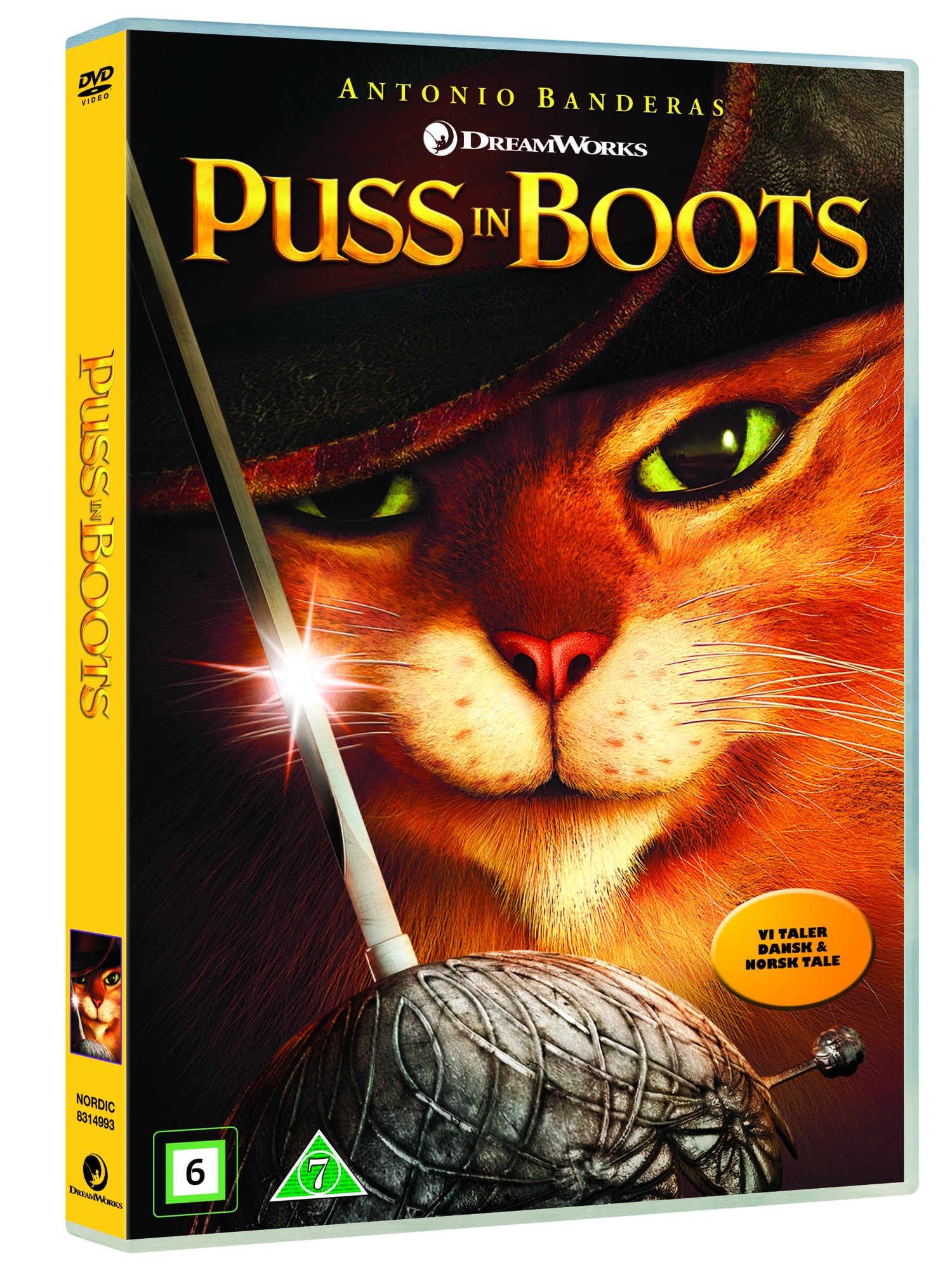 Puss in boots (dvd) - Elkjøp