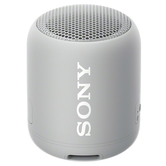 Sony bærbar trådløs høyttaler SRS-XB12 (grå) - Elkjøp