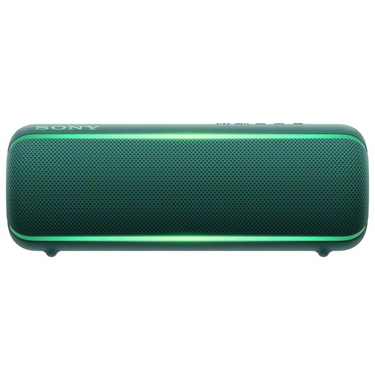 Sony bærbar trådløs høyttaler SRS-XB22 (grønn) - Elkjøp