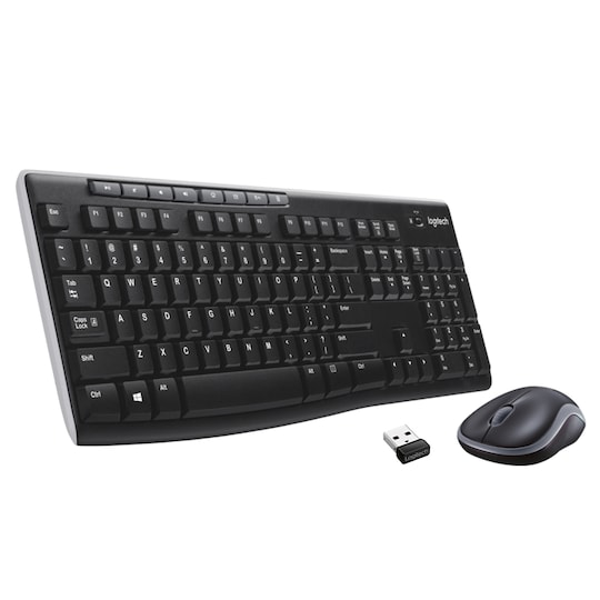 Logitech MK270 trådløs mus og tastatur - Elkjøp
