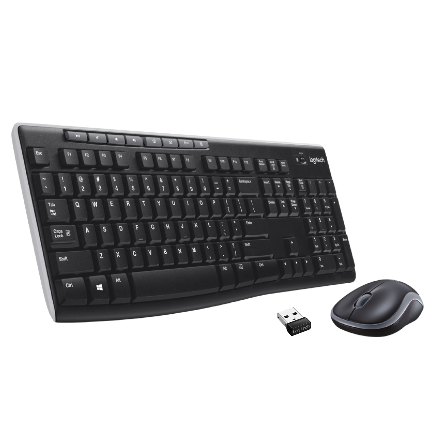 Logitech MK270 trådløs mus og tastatur - Tastatur - Elkjøp