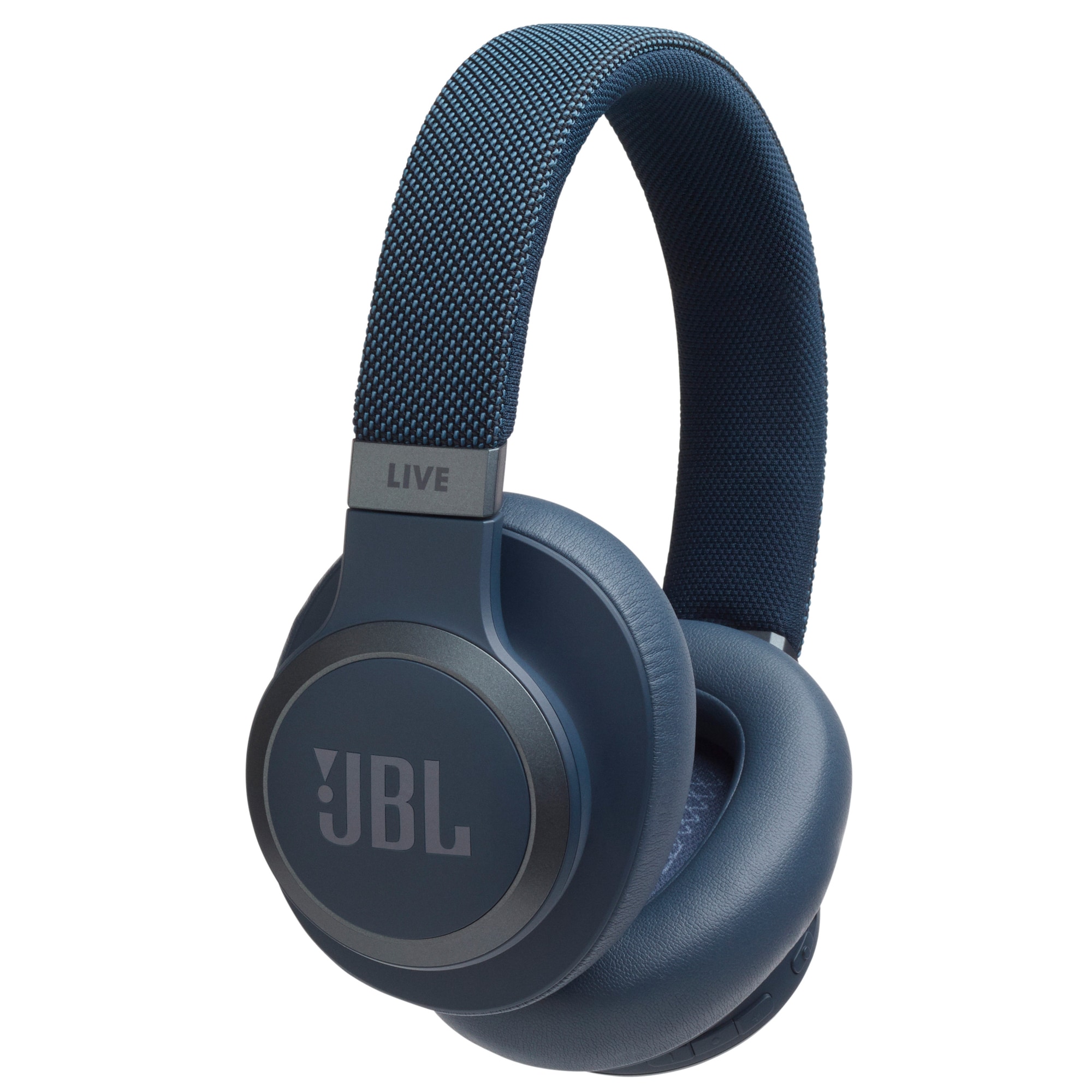 JBL LIVE 650BT trådløse around-ear hodetelefoner (blå) - Hodetelefoner -  Elkjøp
