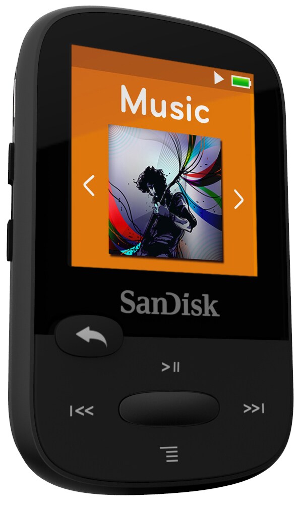 SanDisk Clip Sport MP3-spiller - Bærbar musikkspiller - Elkjøp